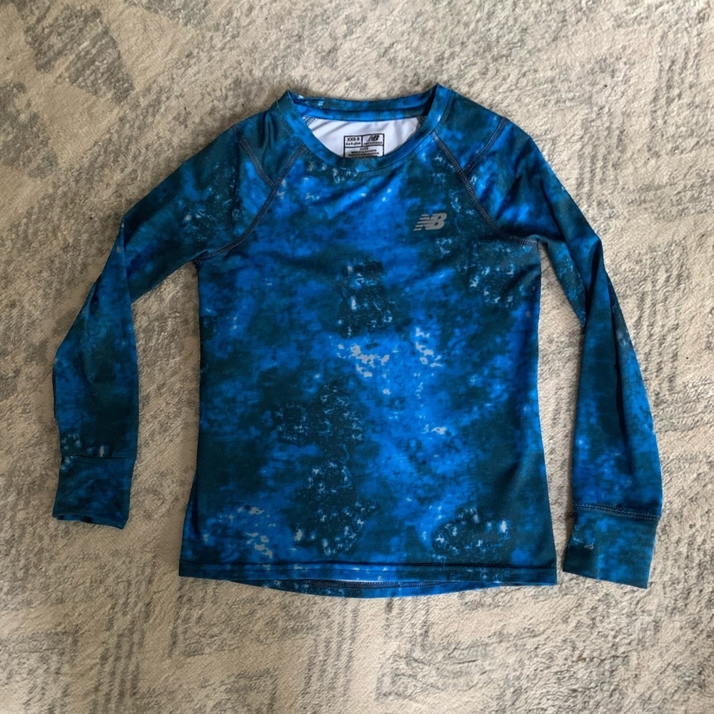 New Balance boys tie-dye tech shirt - size 5